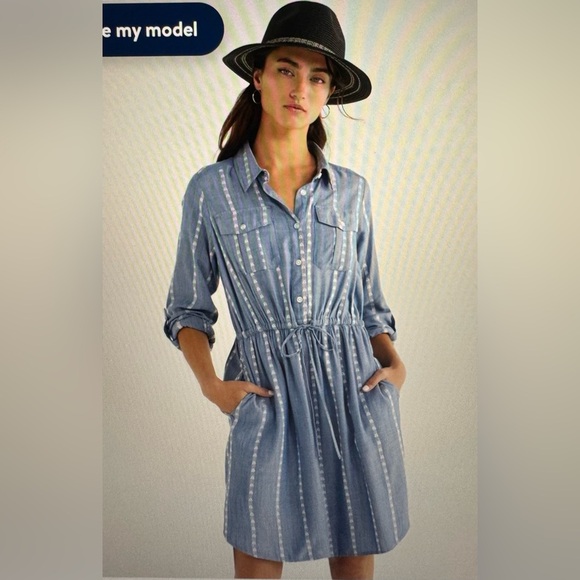Time and Tru Dresses & Skirts - Time and Tru utility shirt dress size S